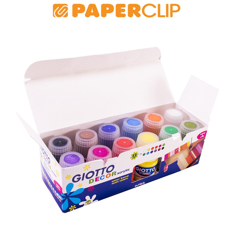 

CAT ACRYLIC GIOTTO SET 530600 25 12 COLOR