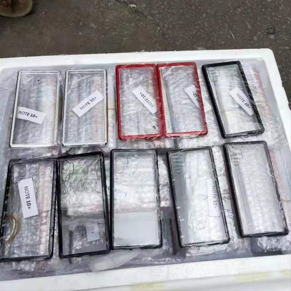 Case Magnetic Premium 2in1 Glass Transparant For Type Samsung A20S