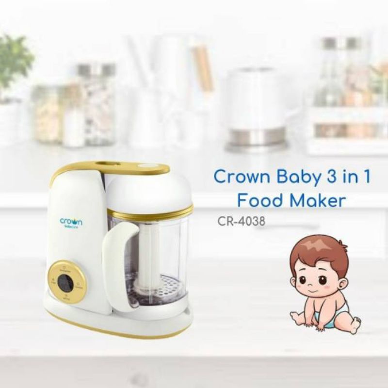 CROWN 3IN1 HEALTY FOOD PROCESSOR