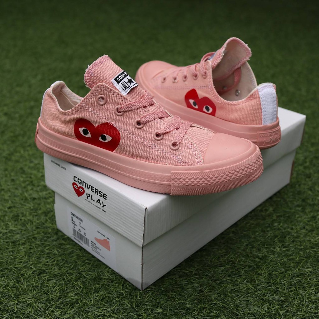cdg converse pink