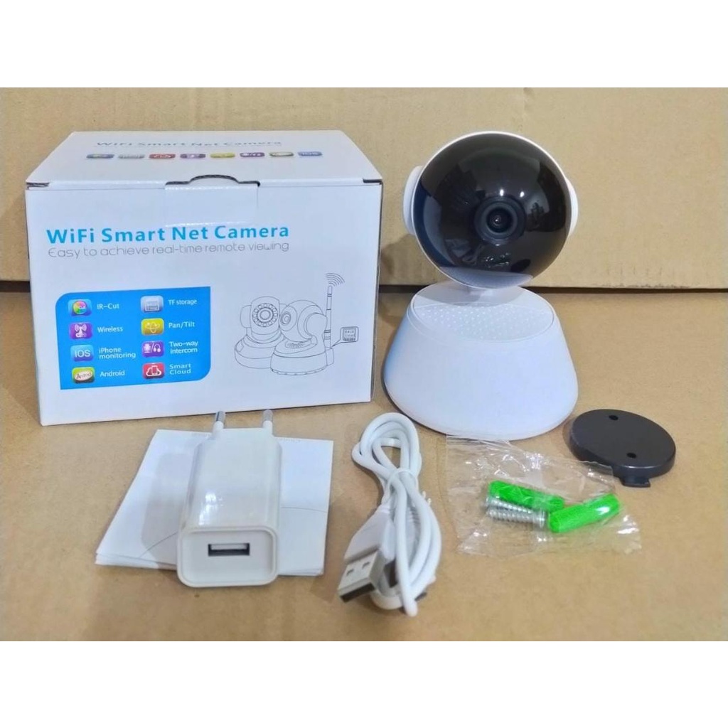 CCTV Wifi CAMERA V380 / Q3S Wireless Security Home Network Night Vision Smart Indoor Baby Monitor
