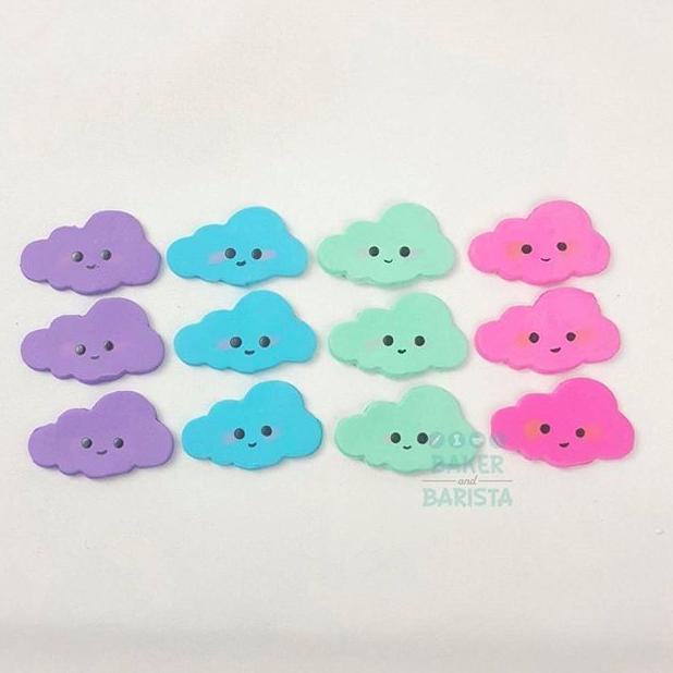 

Gumpaste Cloud / Gula gumpaste awan (12pcs per pack) bakernbar99 dijamin