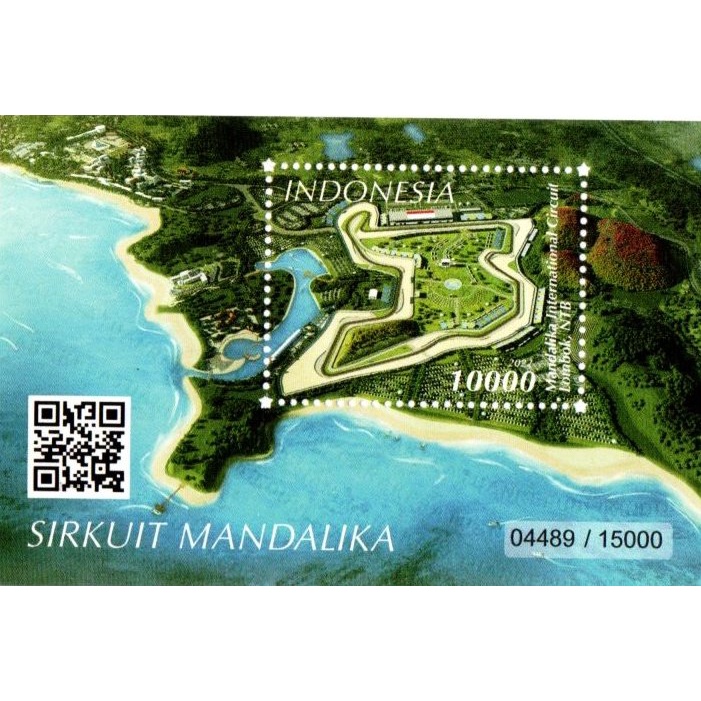 

Perangko Indonesia 2022 Sirkuit Mandalika SS MNH