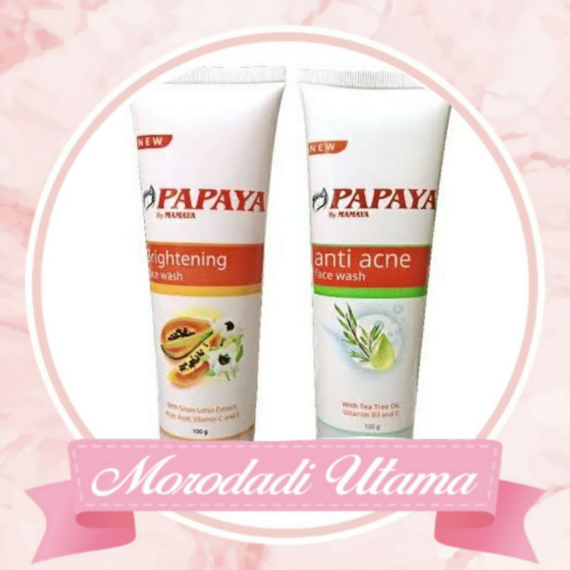 PAPAYA By Mamaya Face Wash 100gr