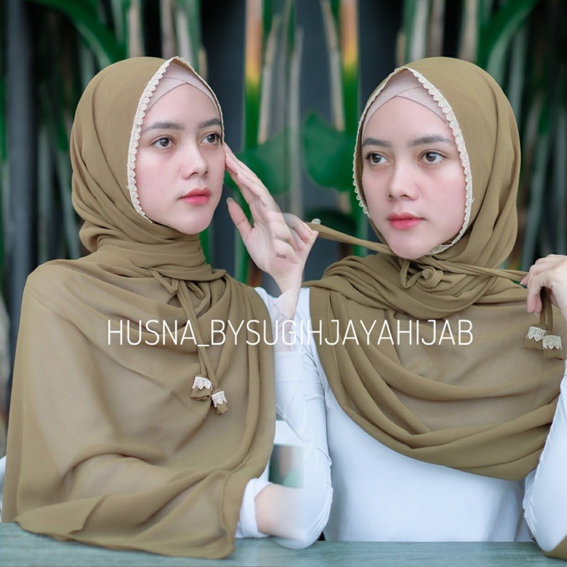 HUSNA | PASMINA TALI RENDA TULIP