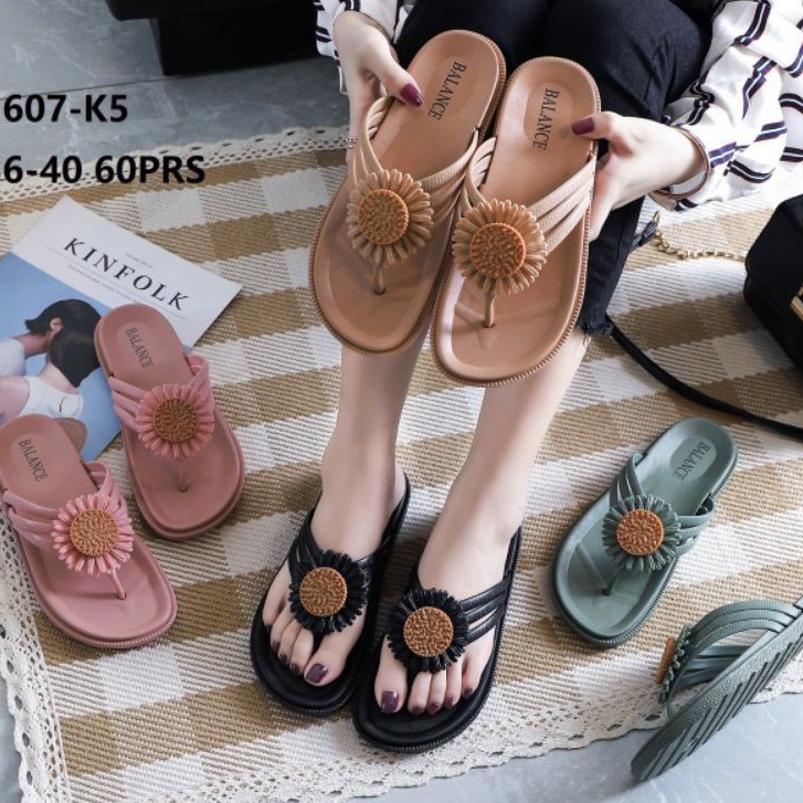 Sunflower - Sandal Jelly Wanita Import