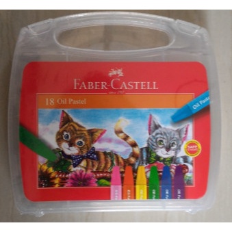 

PASTEL-DRY-OIL- FABER CASTELL HEXAGONAL OIL PASTEL 18 PCS (#120064OC) -OIL-DRY-PASTEL.