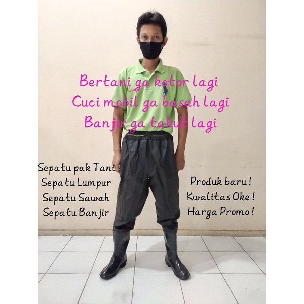 SEPATU SAWAH-SEPATU LUMPUR-SEPATU PETANI-SEPATU BANJIR