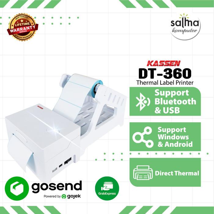 Barcode | Printer Barcode Thermal Kassen Dt-360 Usb