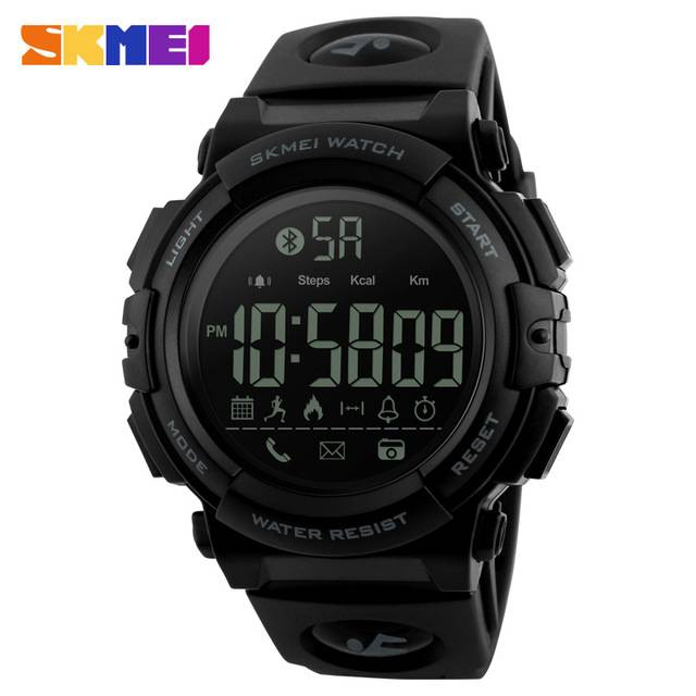 Jam tangan skmei pria smartwatch bluetooth 1303