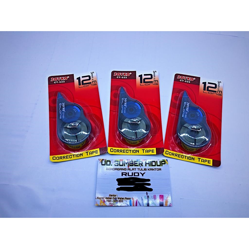 

Tipex JOYKO 12m, (CT-522), Harga persatuan 1 pcs