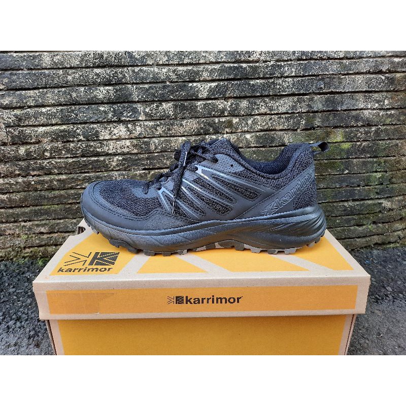 Sepatu Karrimor Caracal TR 10 Black Trail Runner Hiking Traveling Trekking