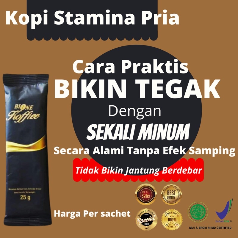 Jual Kopi Stamina Pria Dewasa Original Terlaris Bione Koffie Kopi 