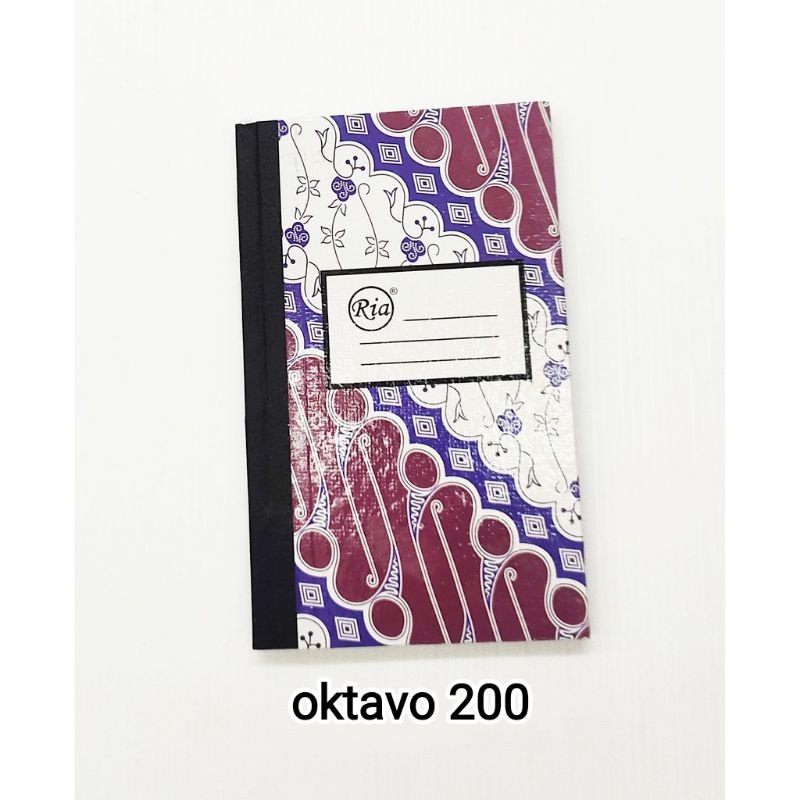 Buku kecil A6 oktavo 200 memo catatan notebook