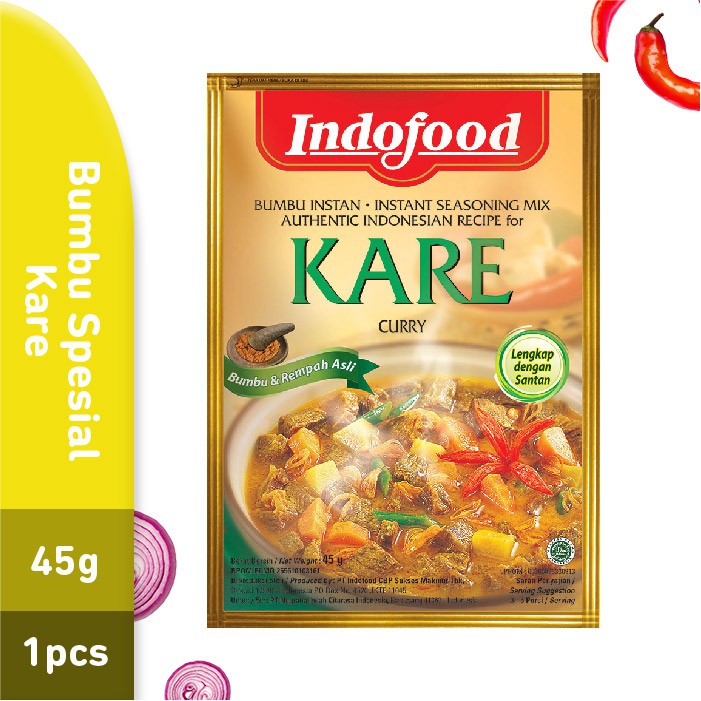 

Bumbu Spesial Indofood Kare 45gr - 1 pcs