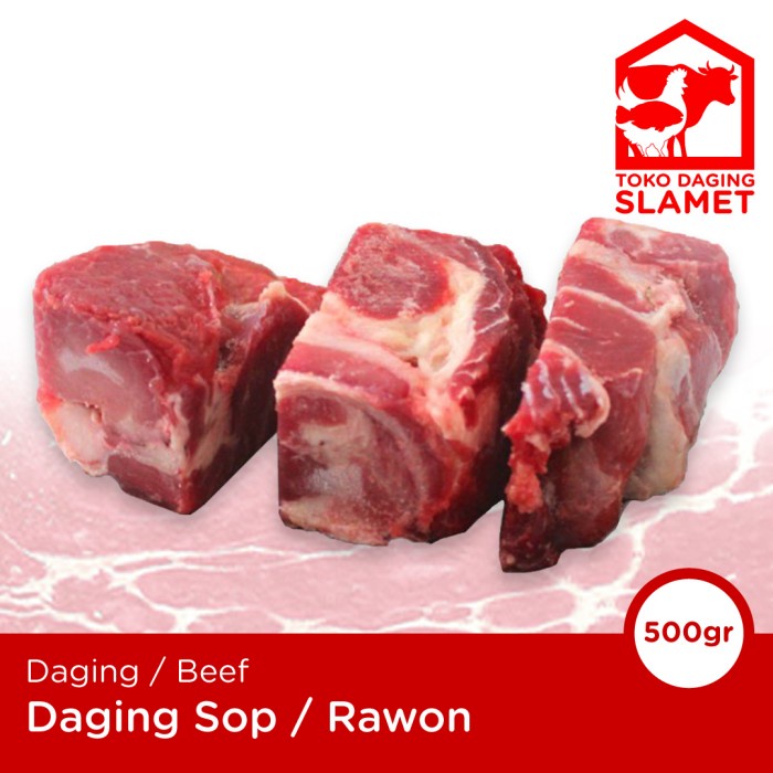 

Daging Sop Rawon 500gr
