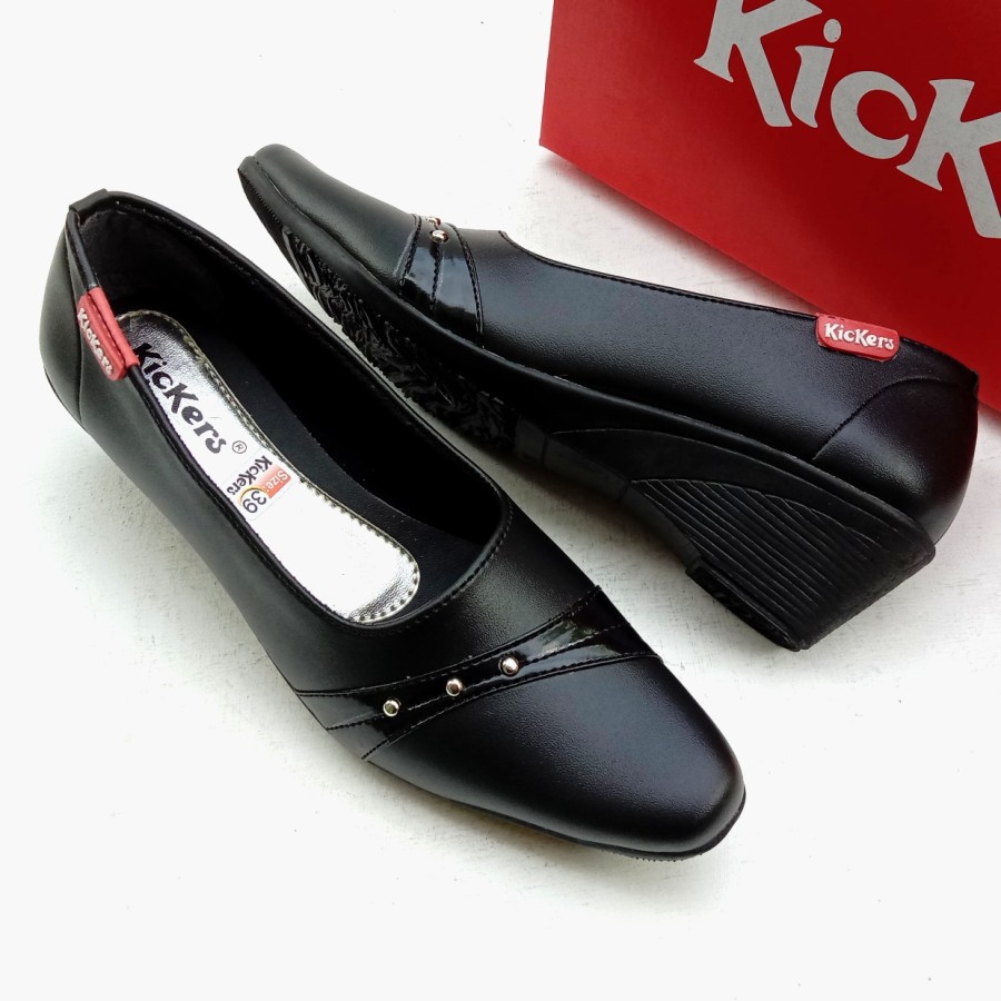 SEPATU KERJA KANTOR GURU WANITA POPULER TERLARIS CEWEK CANTIK KICKERS