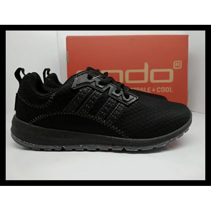 Sepatu Anak Sekolah Perempuan Sd Hitam - Original Ando Plano Hitam