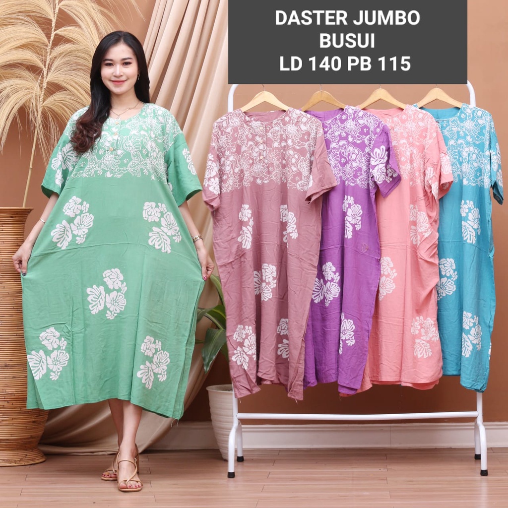 TERBARU DASTER JUMBO SOFT BUSUI MODERN LD 140 /DASTER MAURA CAP/DASTER BATIK MODERN MASAKINI BEST SE