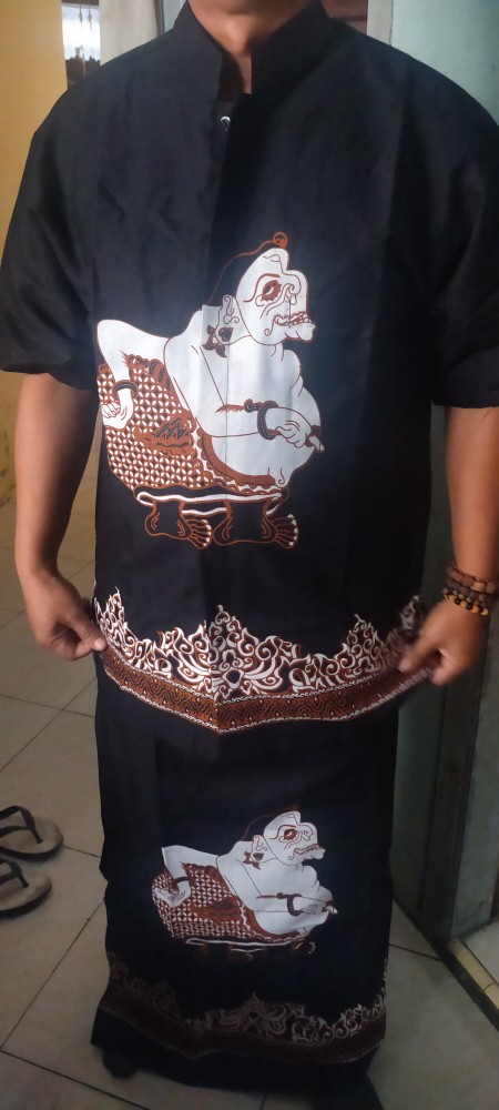 Setelan Kemeja + Celana Sarung Batik Solo