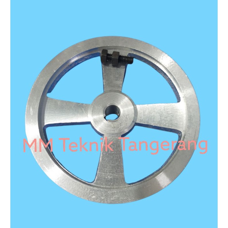 Pully a1 x 6 inch as 0, 10, 12, 14, 15, 16, 17, 18, 19, 20, 22, 24, 25, 1&quot;, 28, 30, 32 mm Aluminium pulli A1 x 6&quot; puli pulley puly poli poly A1 6&quot; All A1x6 A1x6&quot; A1*6&quot; A1*6  A 1x6&quot; 1x6 As Buntu lobang lubang Allumunium