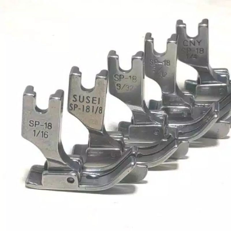 SP-18 Sepatu Stik Mesin Jahit 1/2 Baja / Sepatu Presser Foot