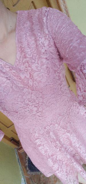 Luve Collectons - Dress Brukat Wanita  -dress Brukat Pesta - Dress Pesta Brukat - Brukat Dress Pesta