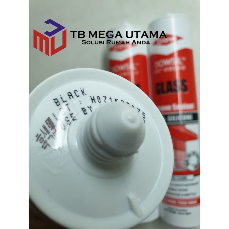 

Lem Dowsil Glass Black 300 ml / Lem silikon sealant hitam