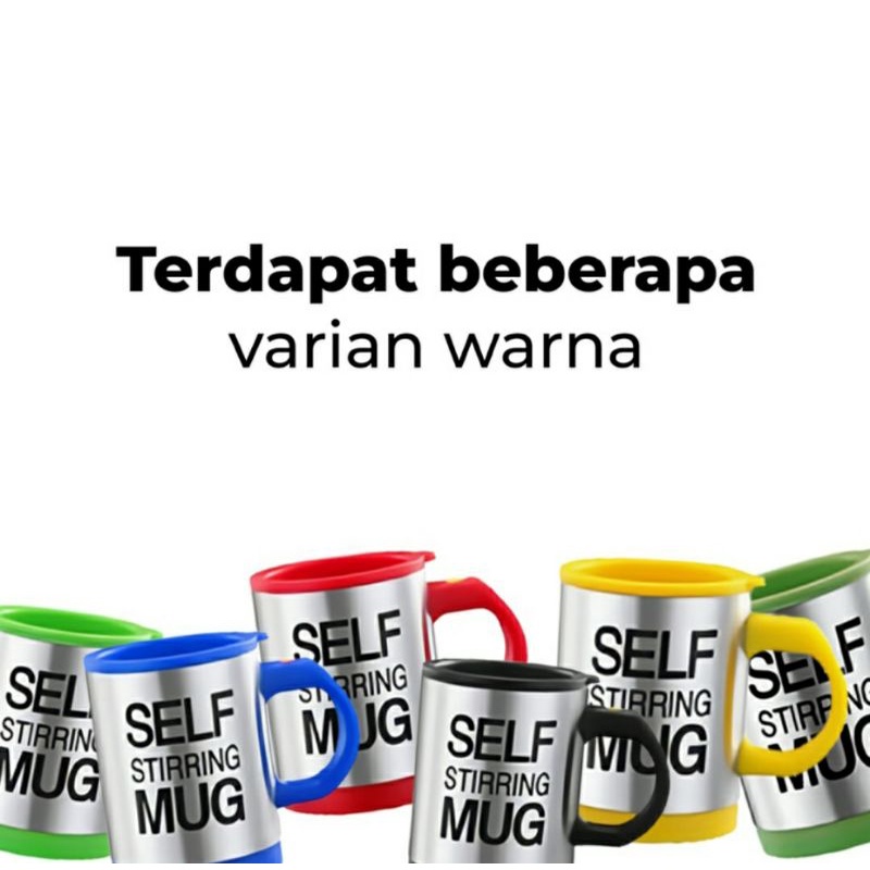 Steering Mug Gelas Pengaduk Aduk Otomatis / self stirring Mug Gelas Pengaduk Otomatis kopi teh susu tea coffee syrup / Mug putar otomatis Gelas Putar