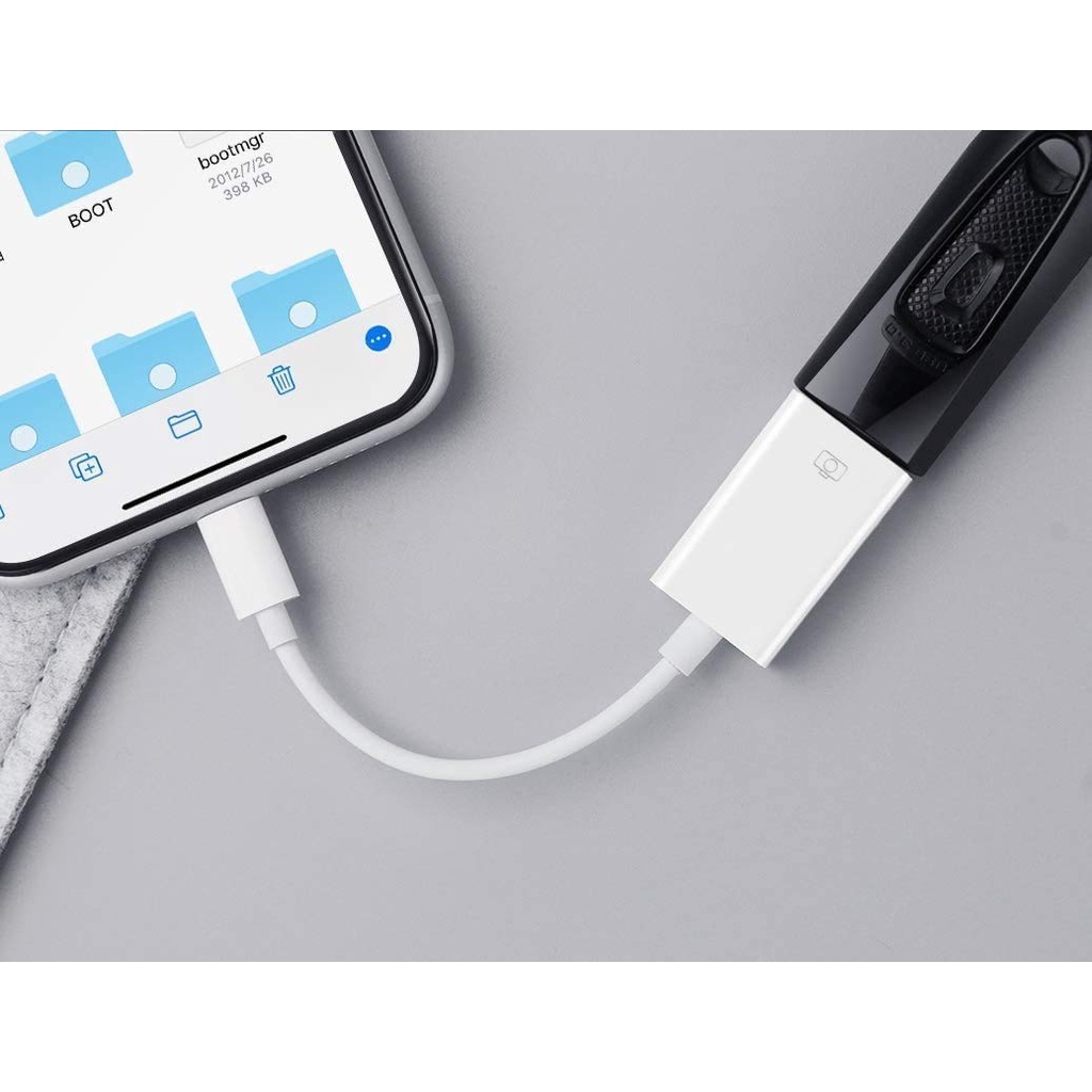 OTG Lightning Adapter Konverter Conveter Iphone  to  OTG USB 3.0 Connector Hub Fast Data Transfer Flash Drive FlashDish