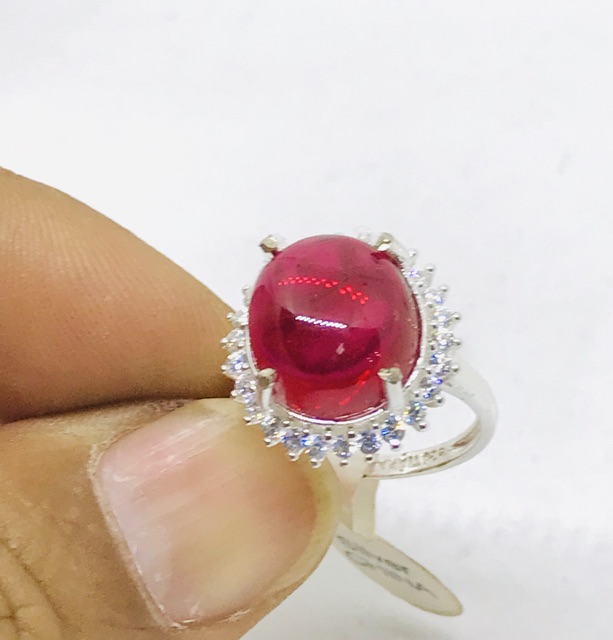 Cincin wanita //cincin batu ruby siam //batu barjad api //cincin batu