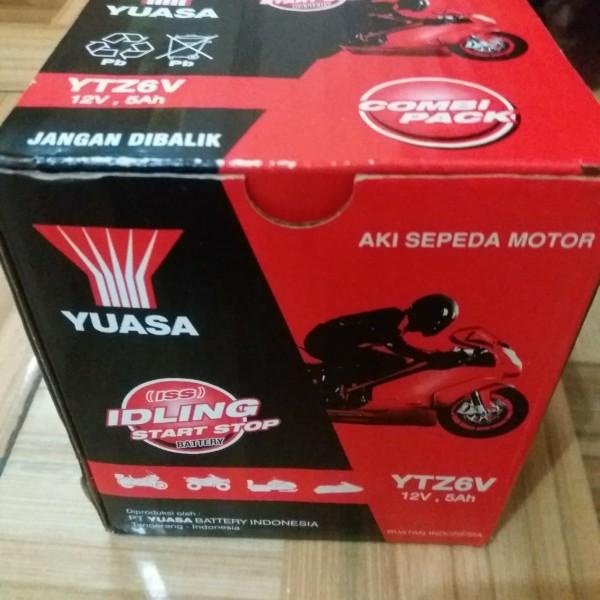 AKI MOTOR SATRIA FU VARIO 150 PCX SONIC 150 YUASA YTZ6V YTZ6 V
