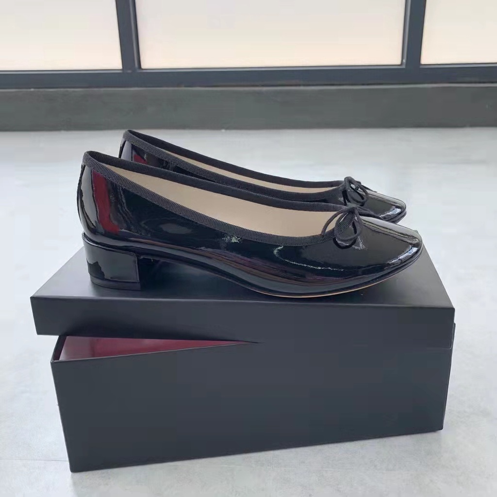 Mid-heeled repetto French top fashion ballet shoes