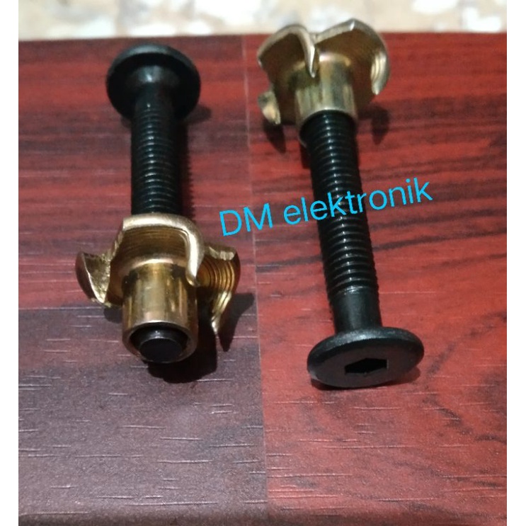 baut cakar  baut speaker plus mur baut cakar 4cm m6