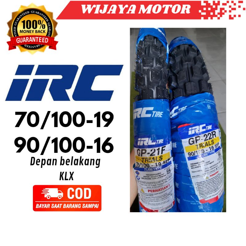 KLX MOTOR KLX BAN LUAR KLX DEPAN BELAKANG  70/100-19 90/100-16