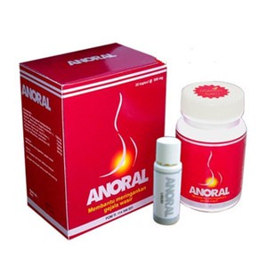 ANORAL KAPSUL 30'S + ANLIQ 8 ML | OBAT WASIR, AMBEIEN, AMBEYEN