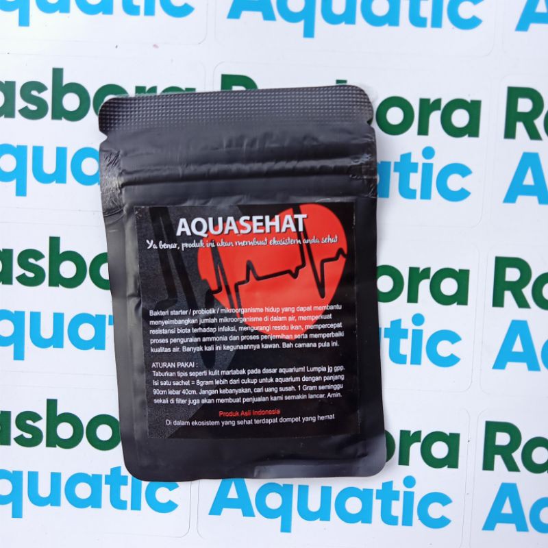 AquaSehat - bakteri starter aquascape aquriset bakteri bubuk penjernih air aquarium