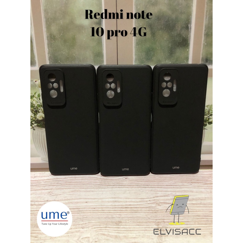 CASE REDMI NOTE 10 PRO 4G SILIKON BLACK DOVE PROTECTION