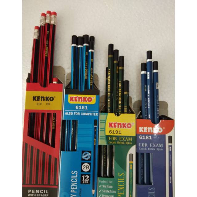 

Pensil Kayu/ Pencil 2B Kenko