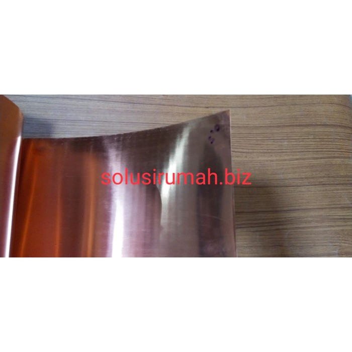 PLAT TEMBAGA 0.5MM POTONGAN PER100CM SHEET LEMBARAN CUSTOM 05MM COPPER