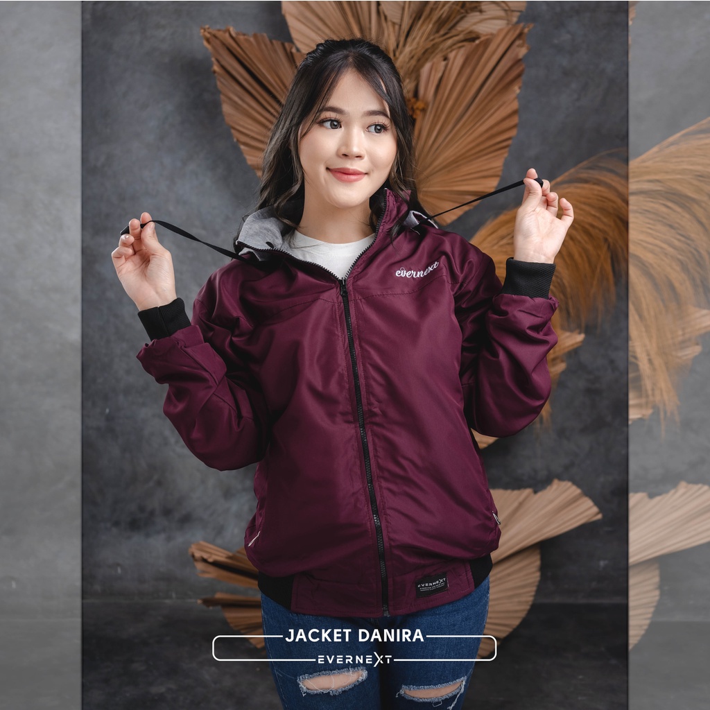 Jaket bolak  balik outdoor adventure wanita Big size L XL XXL jaket motor cewek terbaru jaket waterproof wanita kualitas ori terbaru