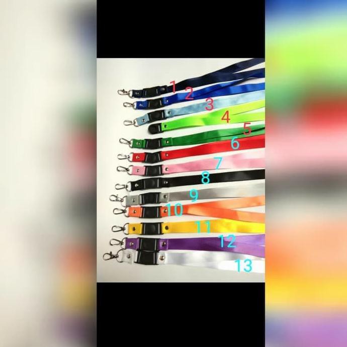 

Big Sale tali id card/tali lanyard dan tali leher - Putih Diskon