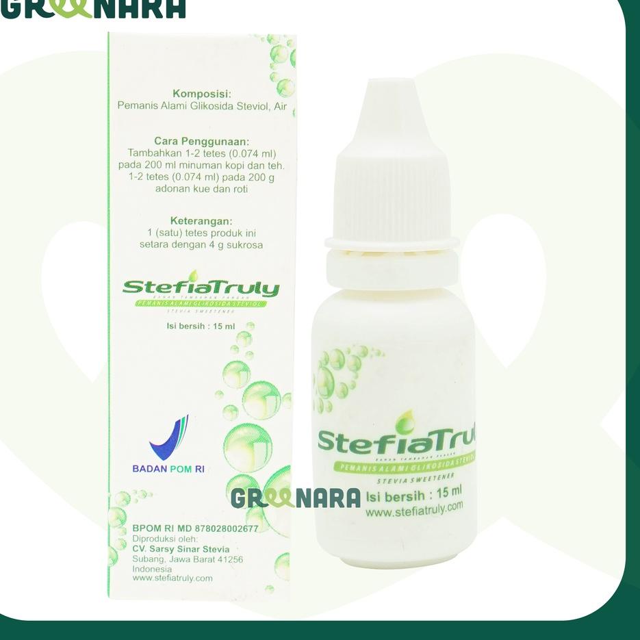 

New! Pemanis Alami Stefia cair / Zero Gula Kalori / Stevia