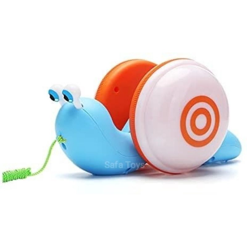 Pull Along Snail Toy Mainan Siput Tarik Lucu