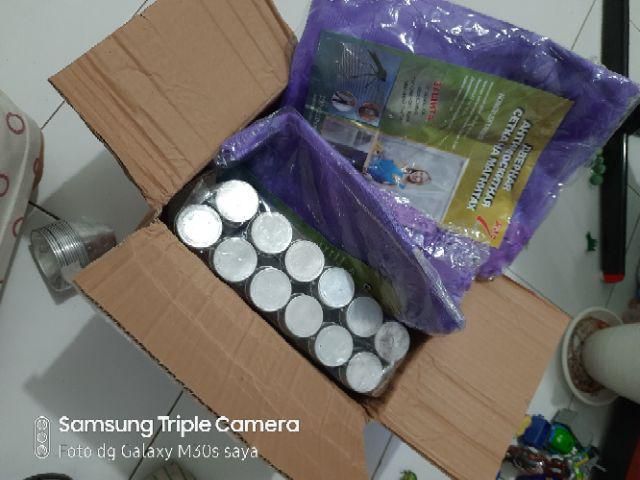 Termurah Promo Cetakan Lontong Aluminium Ukuran 4x15 Kualitas Bagus 1kg Bisa 3 Lusin