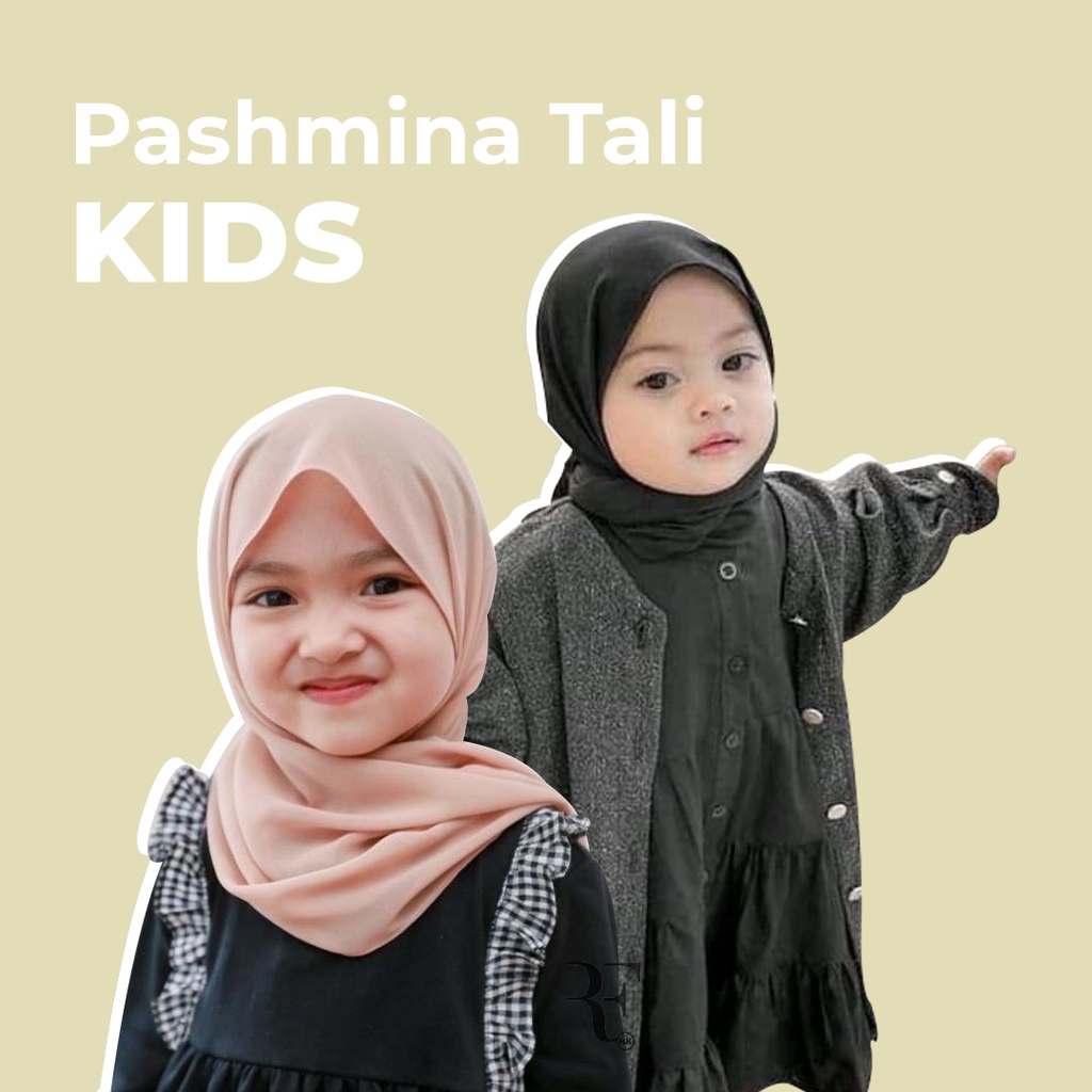 Hijab PASHMINA Tali Anak Perempuan / Kerudung Anak Perempuan !! TERLARISS