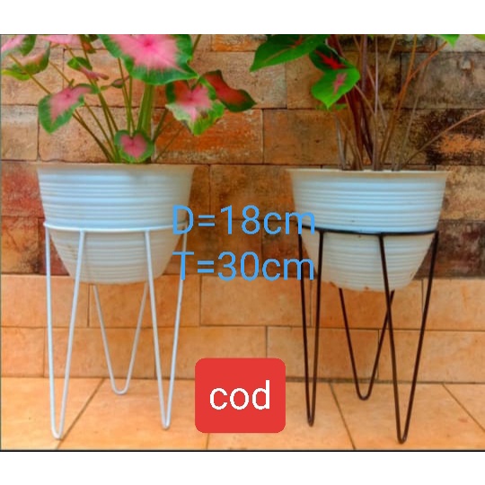 Standing Pot Rak Pot Bunga Rak Pot Bunga Besi Rak Pot Standing Pot Bunga