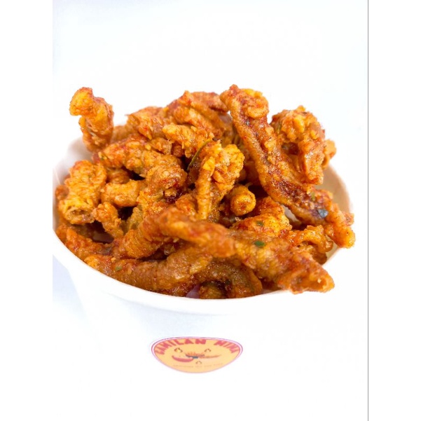 

Keripik Usus Crispy Pedas Daun Jeruk dan Original 200 gram