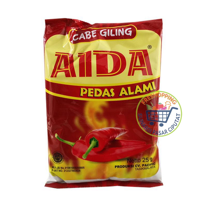 Cabai giling cabe bubuk Aida 25g