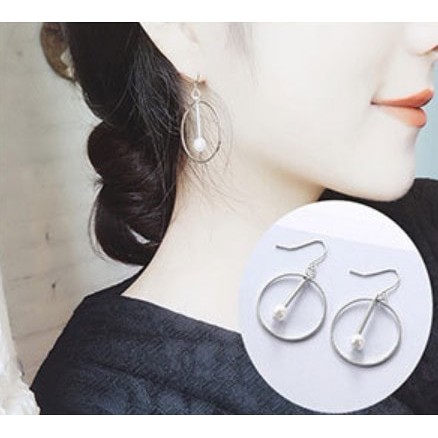 MORYMOSHI A24 Anting Tusuk Ring MutiaraFashion  Korea Murah